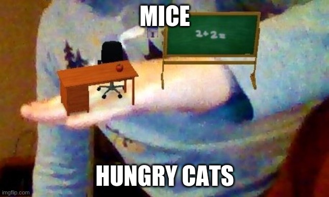 The government vs. Public schools | MICE; HUNGRY CATS | image tagged in the government vs public schools,cats | made w/ Imgflip meme maker