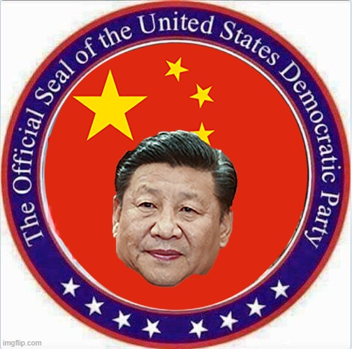 The Official Seal of the United States Democratic Party 2020 | image tagged in democratic party,democrats,china,coronavirus,covid-19,election 2020 | made w/ Imgflip meme maker