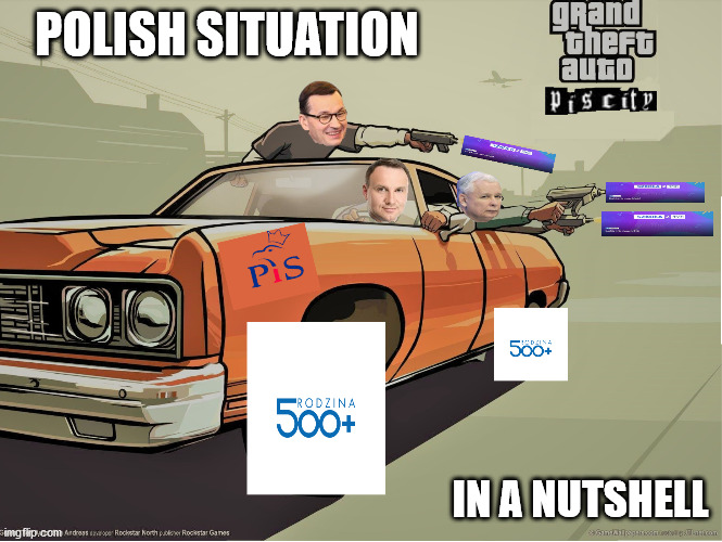 Lol | POLISH SITUATION; IN A NUTSHELL | image tagged in poland | made w/ Imgflip meme maker