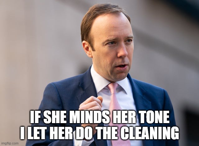 IF SHE MINDS HER TONE I LET HER DO THE CLEANING | made w/ Imgflip meme maker