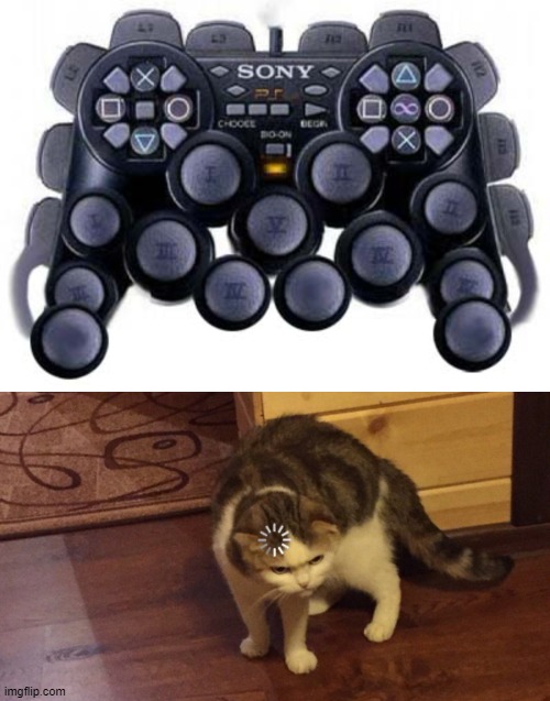 Confused.. | image tagged in meclicks one button to reload,reloading cat,confused,gaming,cats,memes | made w/ Imgflip meme maker