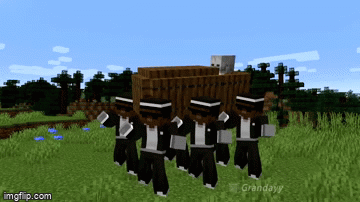 when | image tagged in gifs,minecraft | made w/ Imgflip video-to-gif maker
