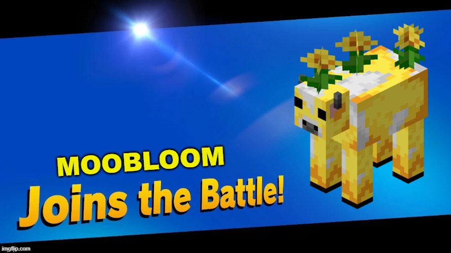 Blank Joins the battle | MOOBLOOM | image tagged in blank joins the battle | made w/ Imgflip meme maker