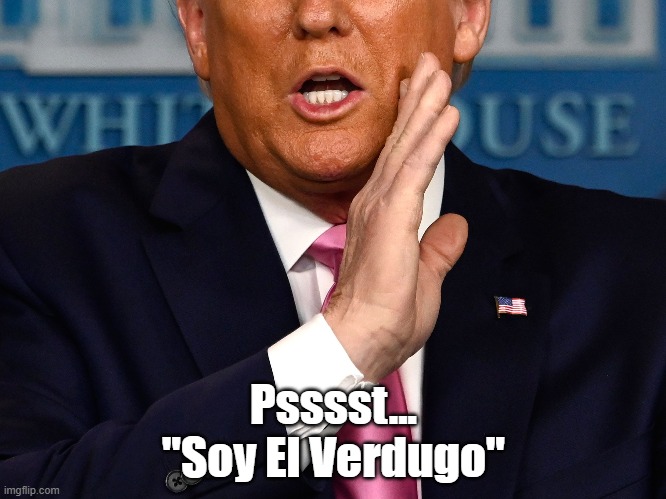  Psssst...
"Soy El Verdugo" | made w/ Imgflip meme maker