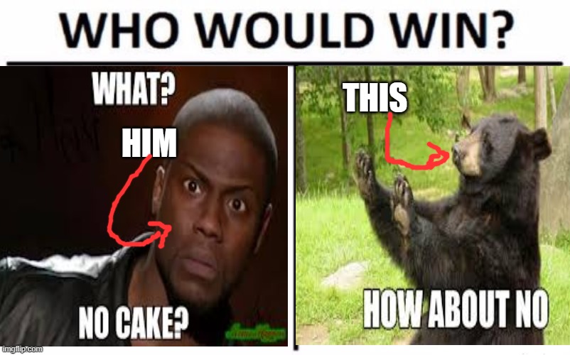 Who would win? | THIS; HIM | image tagged in bear,guy,man,memes,who would win,meme | made w/ Imgflip meme maker