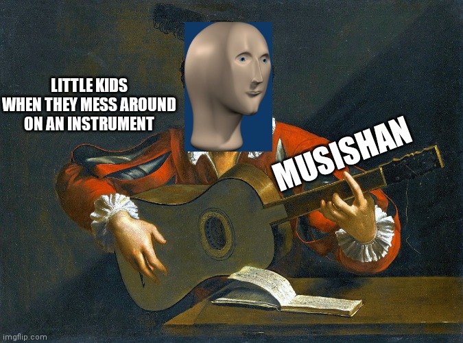 Indignant Baroque Guitarist - Imgflip