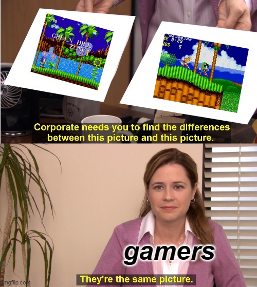 gaming green hill zone Memes & GIFs - Imgflip