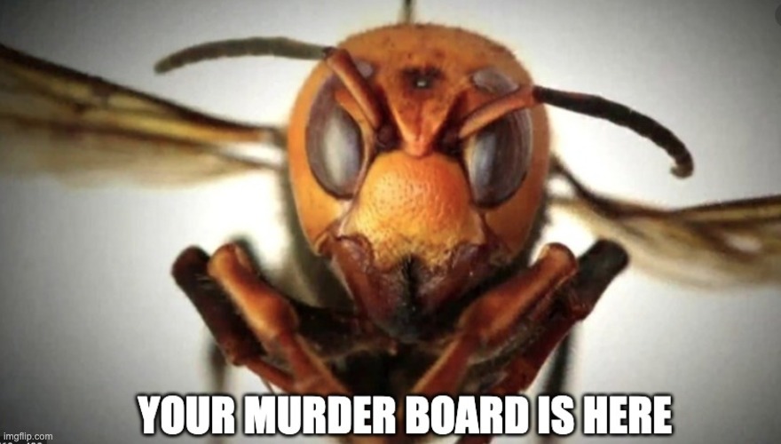 Murder boards | image tagged in murder hornets | made w/ Imgflip meme maker