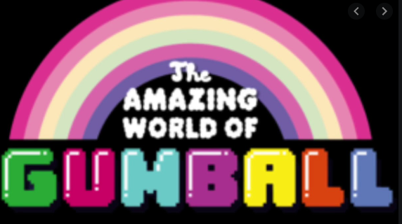 High Quality The amazing world of gumball logo Blank Meme Template