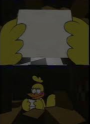 Dissapointed Chica template Blank Meme Template