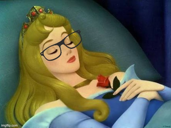 Hipster Sleeping Beauty Template | image tagged in hipster sleeping beauty | made w/ Imgflip meme maker