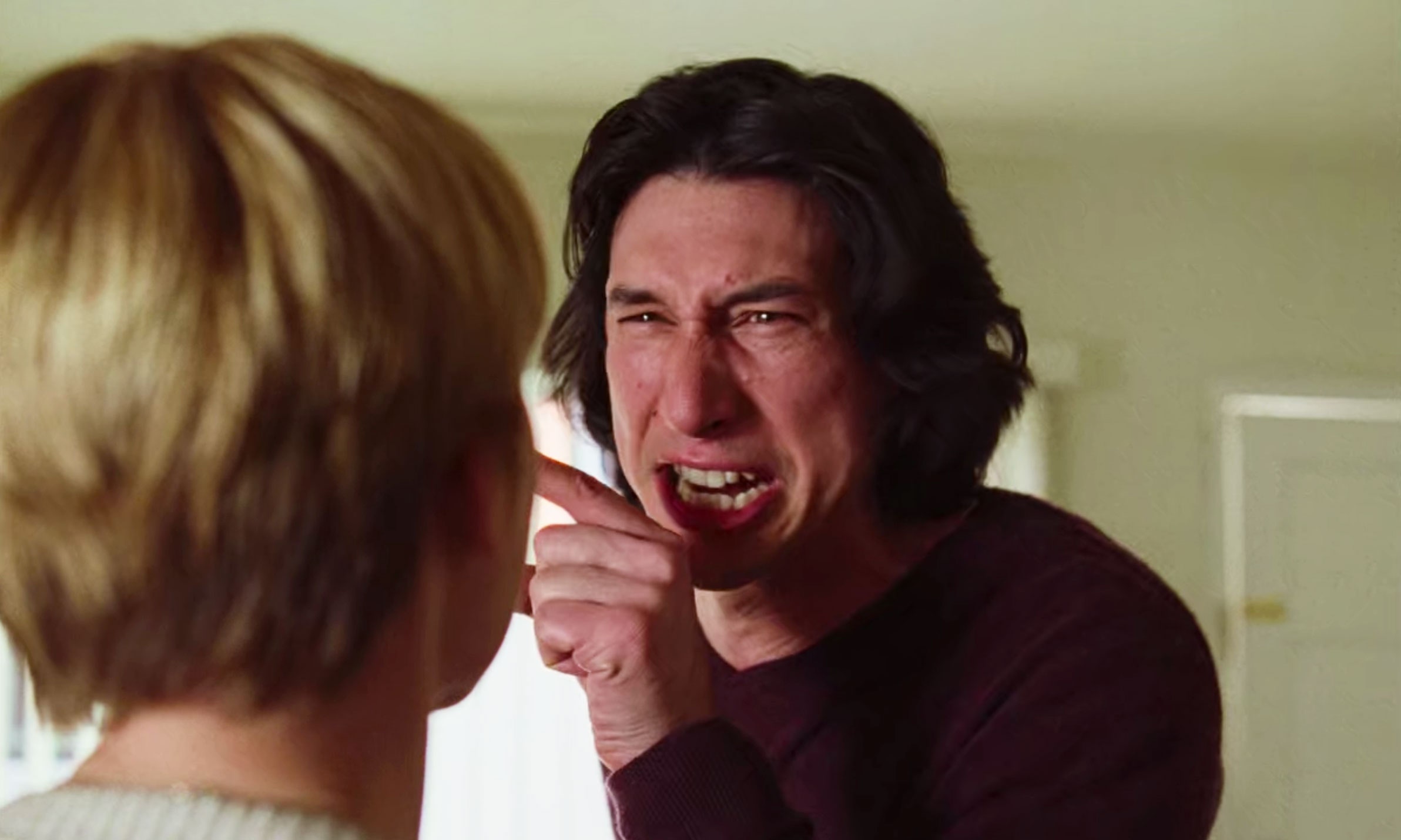 Adam Driver Marriage Story Fight Blank Meme Template
