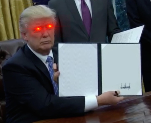 Red Pilled Trump | image tagged in memes,trump bill signing,red pill,mgtow,patriotism,america | made w/ Imgflip meme maker