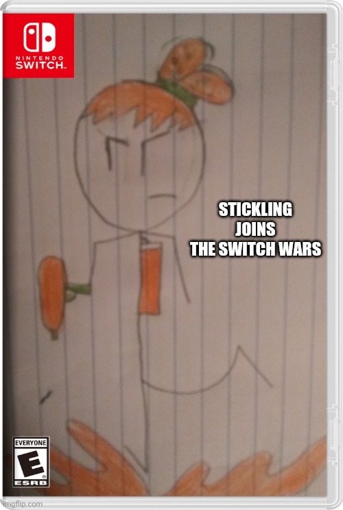 Stickling's time to splat some villains (or some bombs) | STICKLING JOINS THE SWITCH WARS | image tagged in stickling,memes | made w/ Imgflip meme maker