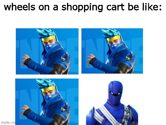 wheels on a shopping cart be like | wheels on a shopping cart be like: | image tagged in blank white template | made w/ Imgflip meme maker