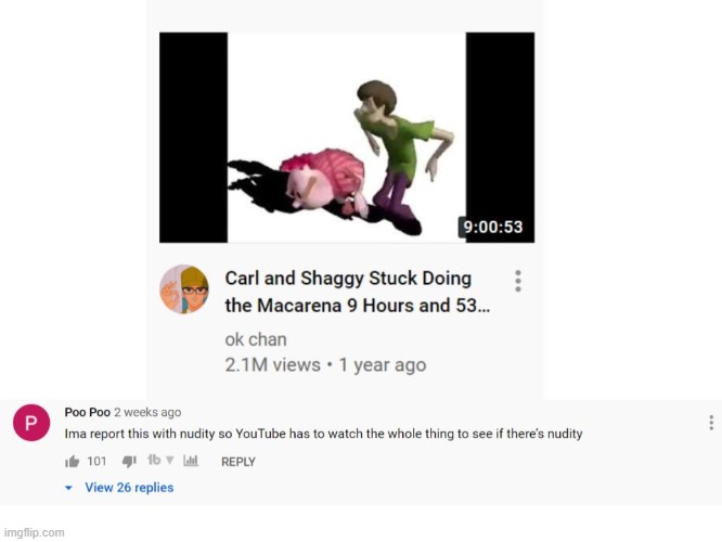 Carl and shaggy | image tagged in macarena,shaggy,carl | made w/ Imgflip meme maker