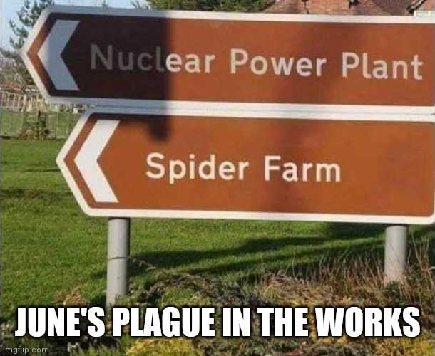 June plague | JUNE'S PLAGUE IN THE WORKS | image tagged in plague | made w/ Imgflip meme maker