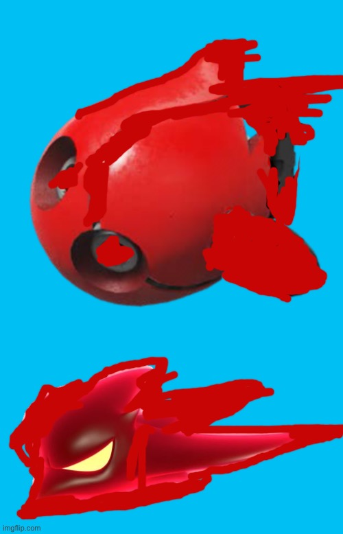 This is crimson the wisp and red the wispon | made w/ Imgflip meme maker