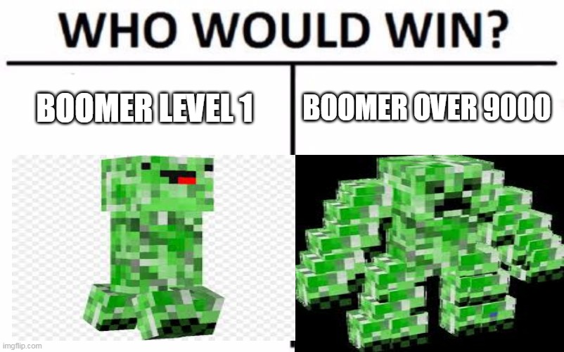 BOOMER LEVEL 1; BOOMER OVER 9000 | image tagged in ok boomer | made w/ Imgflip meme maker