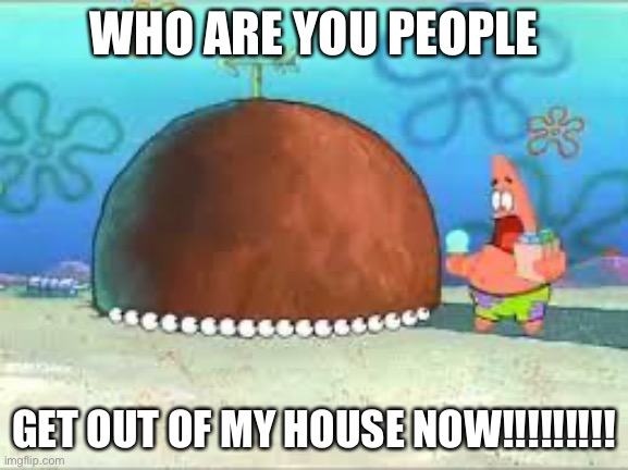 WHO ARE YOU PEOPLE? | WHO ARE YOU PEOPLE; GET OUT OF MY HOUSE NOW!!!!!!!!! | image tagged in who are you people | made w/ Imgflip meme maker