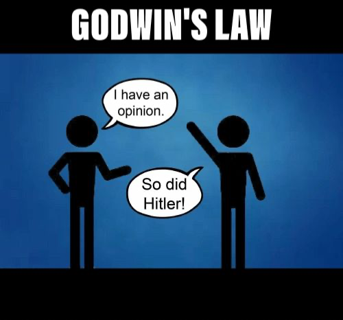 High Quality Godwin’s Law Blank Meme Template