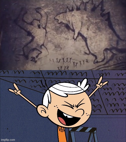 Lincoln Loud is ready for Godzilla vs Kong | image tagged in the loud house,godzilla,king kong,nickelodeon,warner bros,excited | made w/ Imgflip meme maker