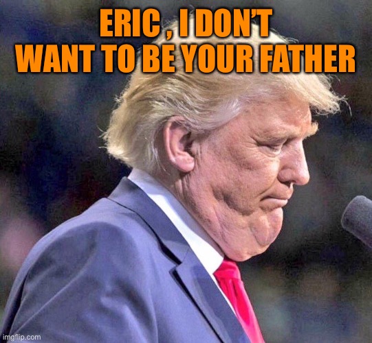 ERIC , I DON’T WANT TO BE YOUR FATHER | made w/ Imgflip meme maker