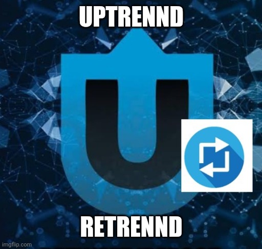 Retrennd | UPTRENND; RETRENND | image tagged in cryptocurrency,crypto | made w/ Imgflip meme maker