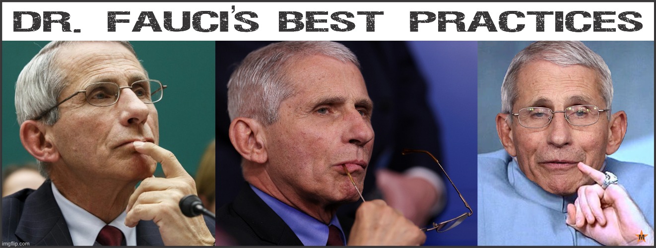 Dr Fauci's Best Practices | image tagged in anthony fauci,covid 19,corona virus,face touching | made w/ Imgflip meme maker