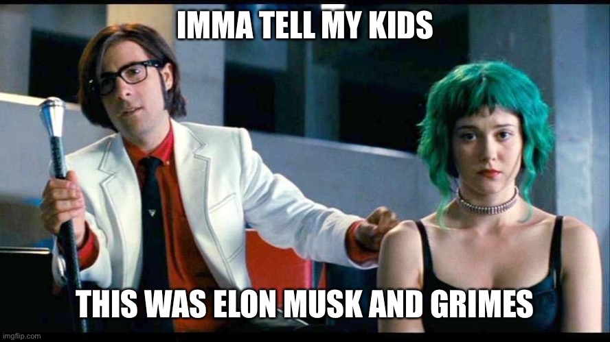X Æ A-12 | IMMA TELL MY KIDS; THIS WAS ELON MUSK AND GRIMES | image tagged in scott pilgrim,elon musk,gonna tell my kids | made w/ Imgflip meme maker