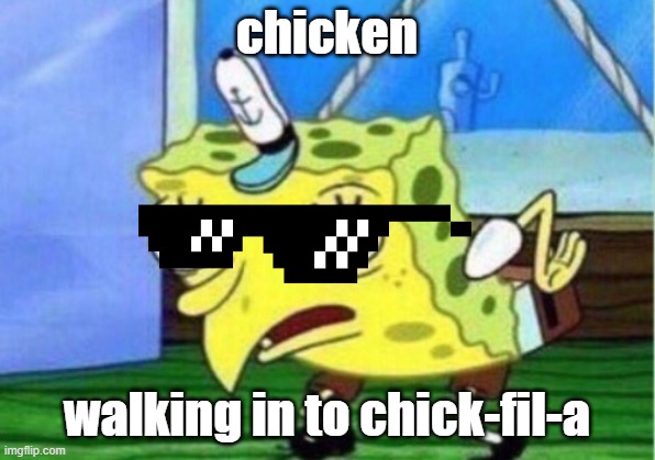 Spongebob Chicken Meme Generator