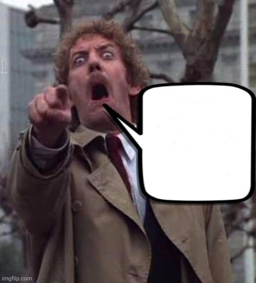 Invasion of The Body Snatchers Donald Sutherland  | image tagged in invasion of the body snatchers donald sutherland | made w/ Imgflip meme maker