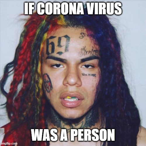 69 | IF CORONA VIRUS; WAS A PERSON | image tagged in haha | made w/ Imgflip meme maker