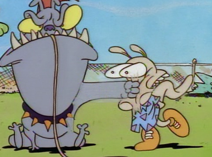 Earl Punches Rocko Blank Meme Template