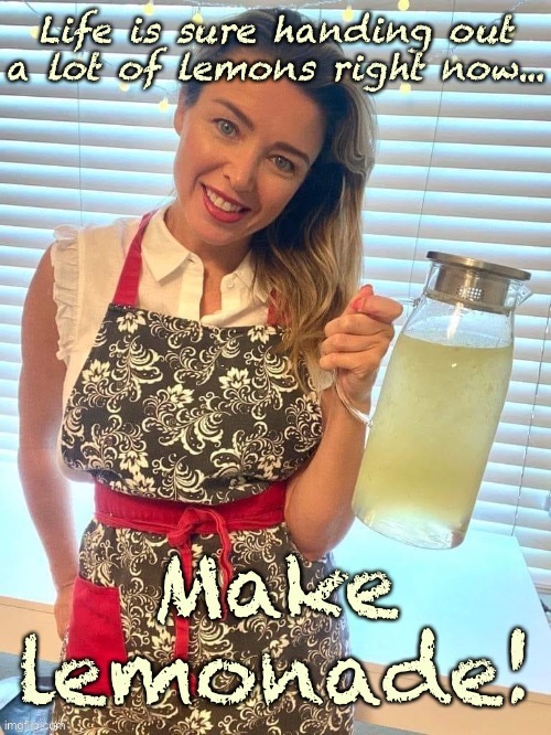 When life gives you lemons: You know what to do! | image tagged in dannii make lemonade,stay positive,lemonade,when life gives you lemons,positive thinking,positivity | made w/ Imgflip meme maker