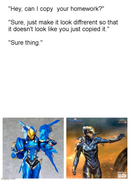 Not hating, just think it's a bit similar | image tagged in hey can i copy your homework | made w/ Imgflip meme maker