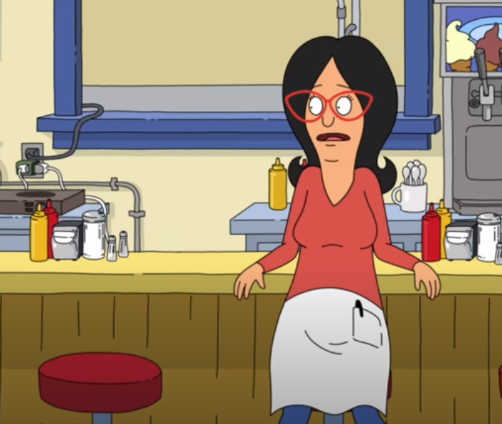 Linda Belcher Red Stool Blank Meme Template