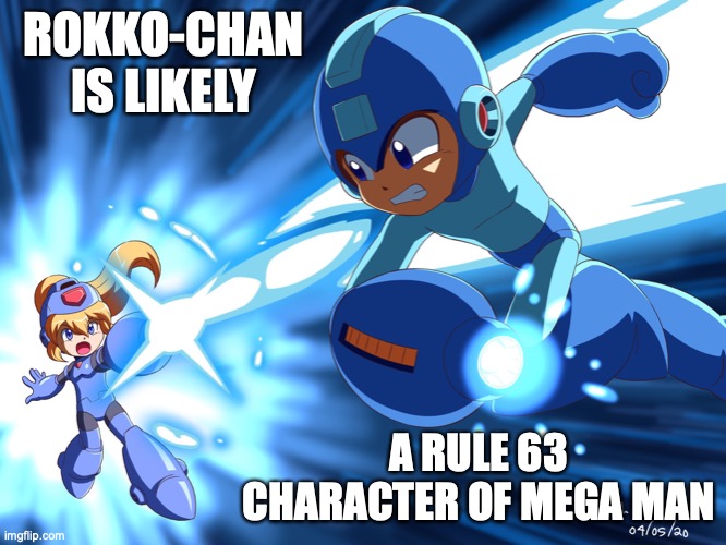 Mega Man and Rokko-chan - Imgflip