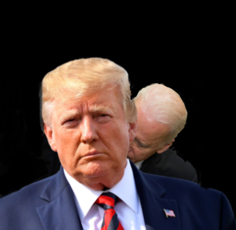 Trump Biden sniff Blank Meme Template