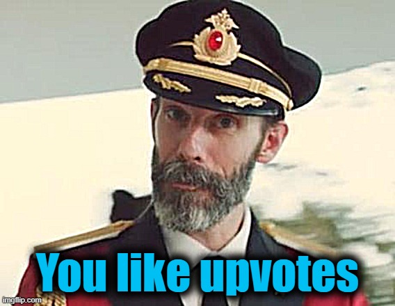 Captain Obvious | You like upvotes | image tagged in captain obvious | made w/ Imgflip meme maker