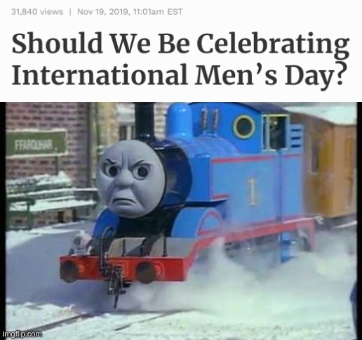 THOMAS HAD NEVER SEEN SUCH BULL CRAP BEFORE | image tagged in mean thomas the train,thomas the tank engine,memes | made w/ Imgflip meme maker