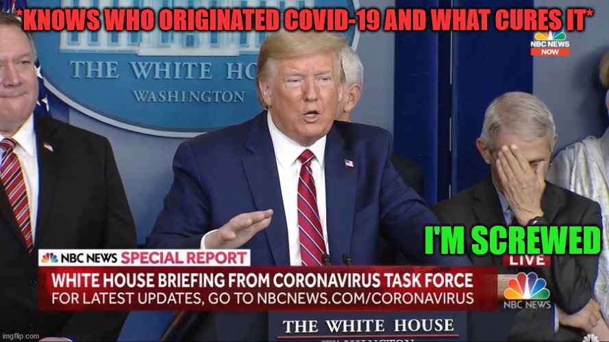 So now they gotta unleash the giant murder hornets... | *KNOWS WHO ORIGINATED COVID-19 AND WHAT CURES IT*; I'M SCREWED | image tagged in dr fauci face palm | made w/ Imgflip meme maker