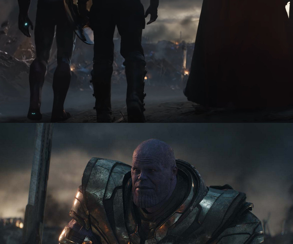 High Quality Thanos back to me Blank Meme Template