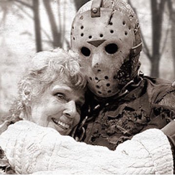 High Quality Jason & Mom Blank Meme Template