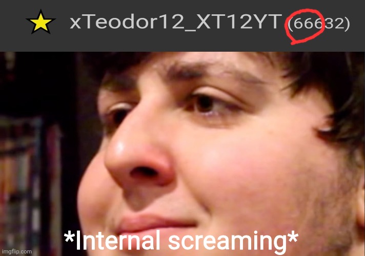 666 | *Internal screaming* | image tagged in jontron internal screaming,666,devil | made w/ Imgflip meme maker