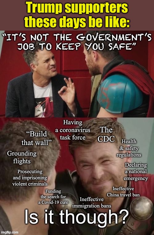 It’s not the government’s job to keep you safe Blank Meme Template