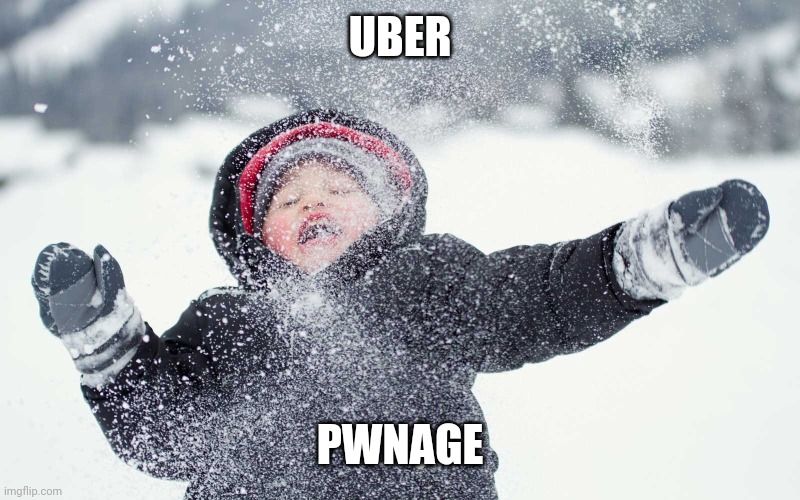 Pwned | UBER PWNAGE | image tagged in pwned | made w/ Imgflip meme maker