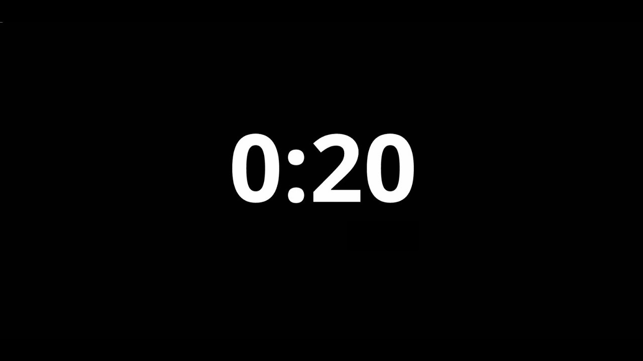 20 seconds Blank Meme Template