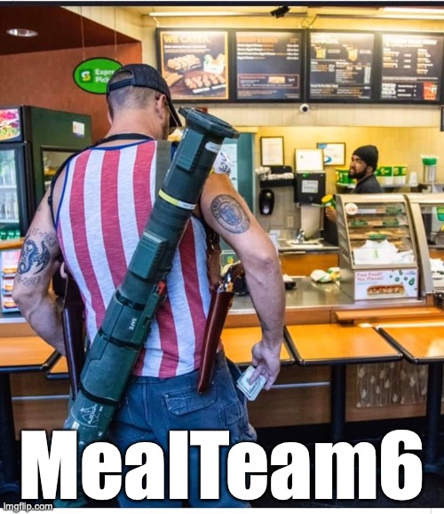 Subway | MealTeam6 | image tagged in guns | made w/ Imgflip meme maker