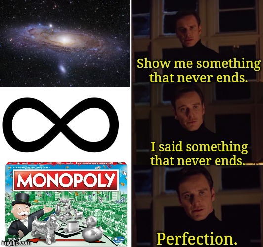 Monopoly | image tagged in perfection,monopoly,memes | made w/ Imgflip meme maker